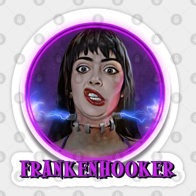 Frankenhooker Movie Sticker by Zbornak Designs